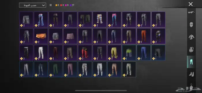 حساب ببجي للبيع مستوى68 السعر 160قابل للتفاوض 5