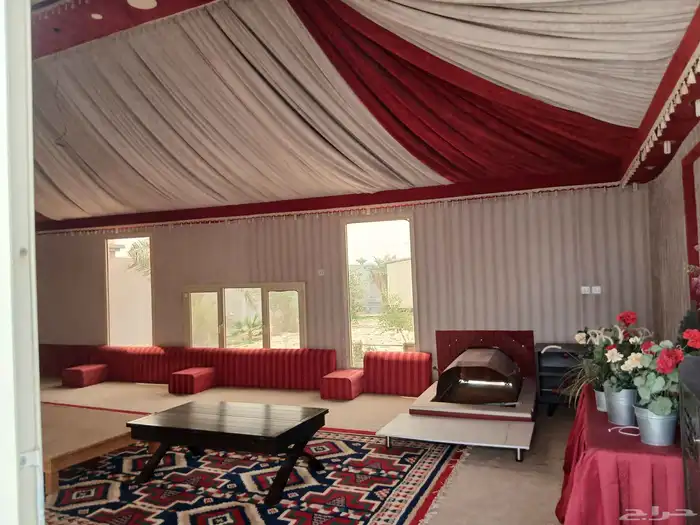 خيمه ملكيه نظام اسباني القياس 10 متر   6 متر بحاله ممتازه 2