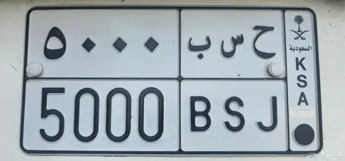 لوحة سيارة - رقم مميز 0