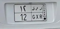 لوحة GXR 12 للبدل برقم 15 0