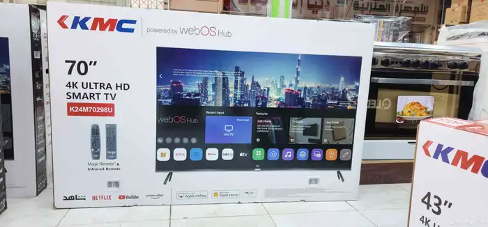 بيع شاشات تلفزيون سمارت 4k واي فاي مع التوصيل والتركيب فوري 8