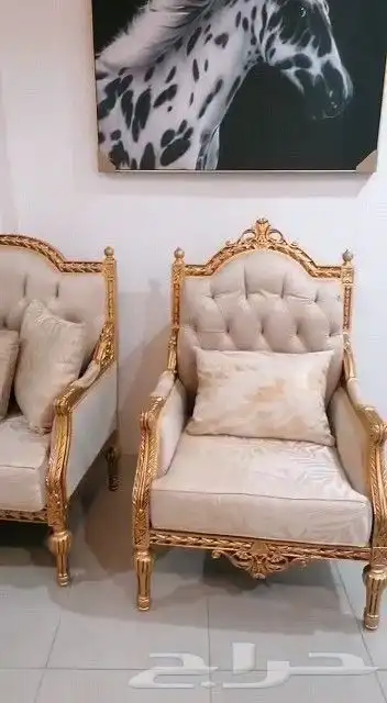 تفصيل كنب كلاسيكي مصري دمياطي زان أحمر 4