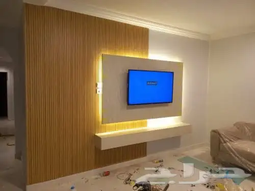 معلم بويات فني ديكورات تركيب بديل شيبورد تركيب بديل خشب 1