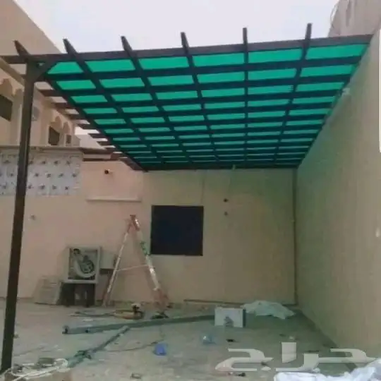 تنفيذ مشآريع مظلات وسواتر وديكورات وصبغ ورق جدران .بالاحساء 8
