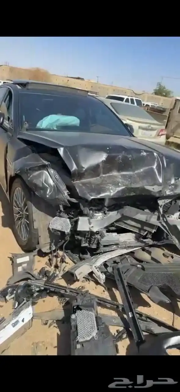 جينسس g80 2024 اسود للبيع (مصدومه) 1