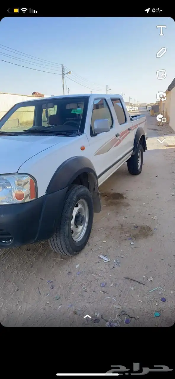 نيسان دبل 2008 الموتر نظيف الممشى400 الموتر مفحوص 2