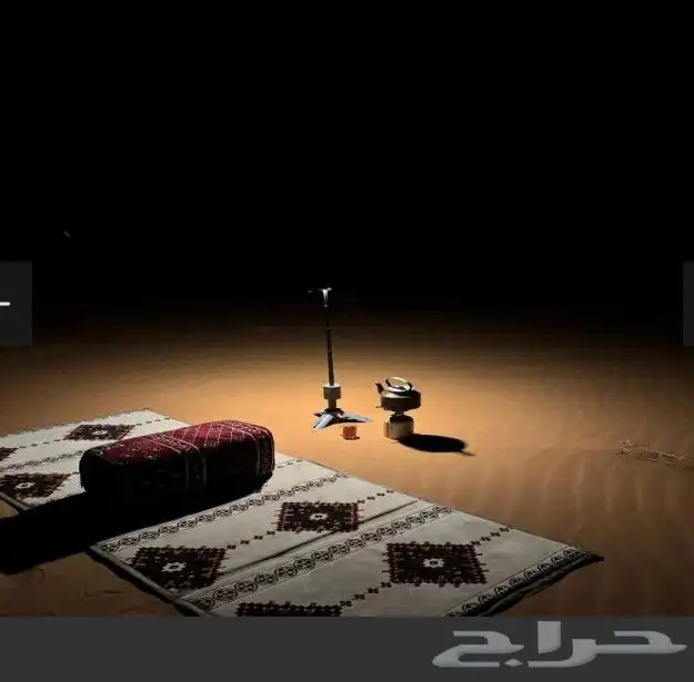 مصباح التخييم قابل لاعادة الشحن فيها لونين كريمي   اصفر 3