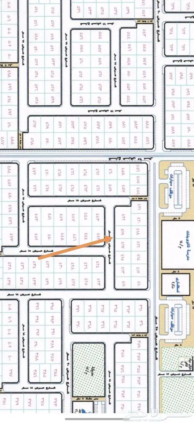 للبيع ارض هجره السلمانيه ( مخطط 348 ح) شارع 18 شرق 0