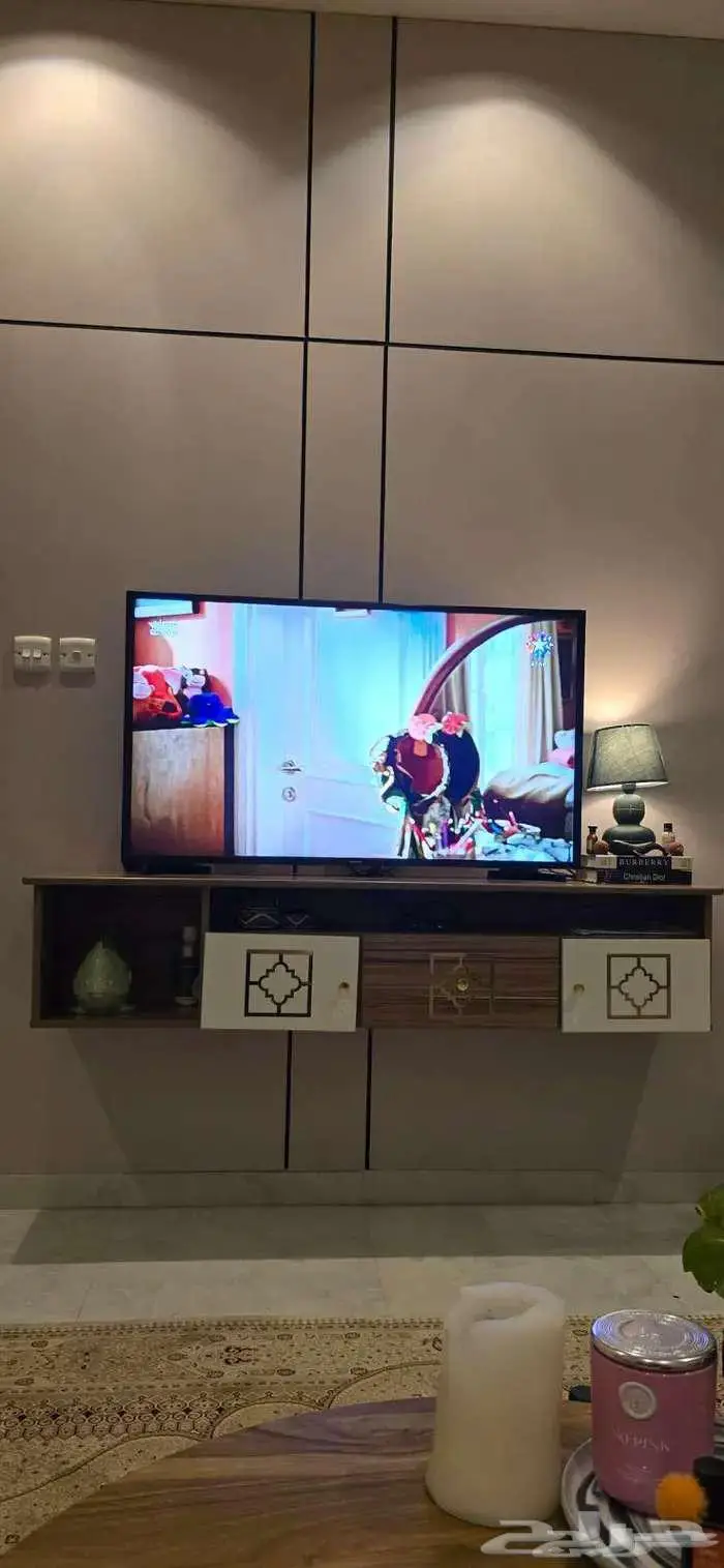 طقم طاولة قهوة وطاولة شاشه 1