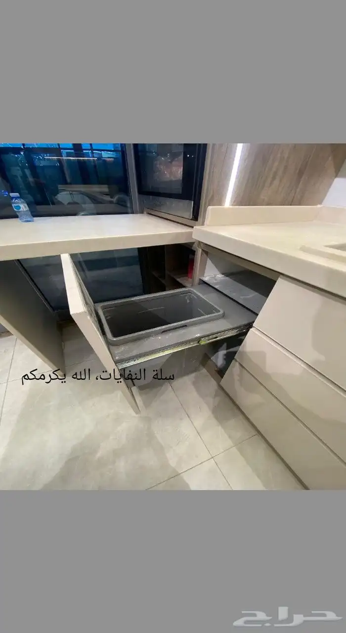 مطبخ قطع عام 6 متر مع بار عرض المحل للبيع 8