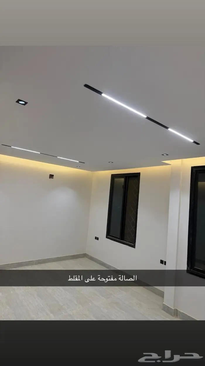 دور ارضي جديد في حي الحزم للايجار 1