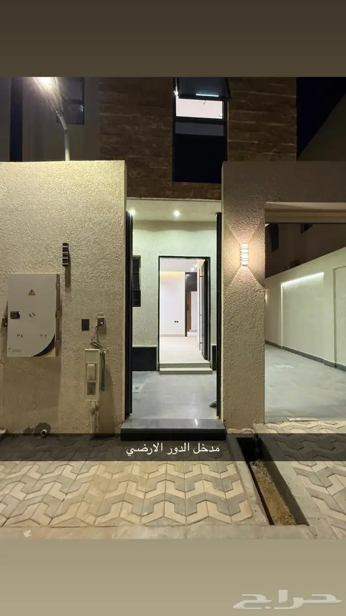 دور ارضي جديد في حي الحزم للايجار 14