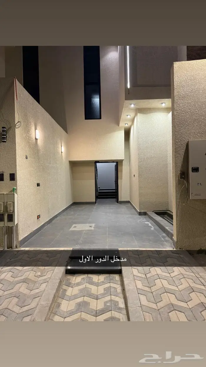 دور ارضي جديد في حي الحزم للايجار 11