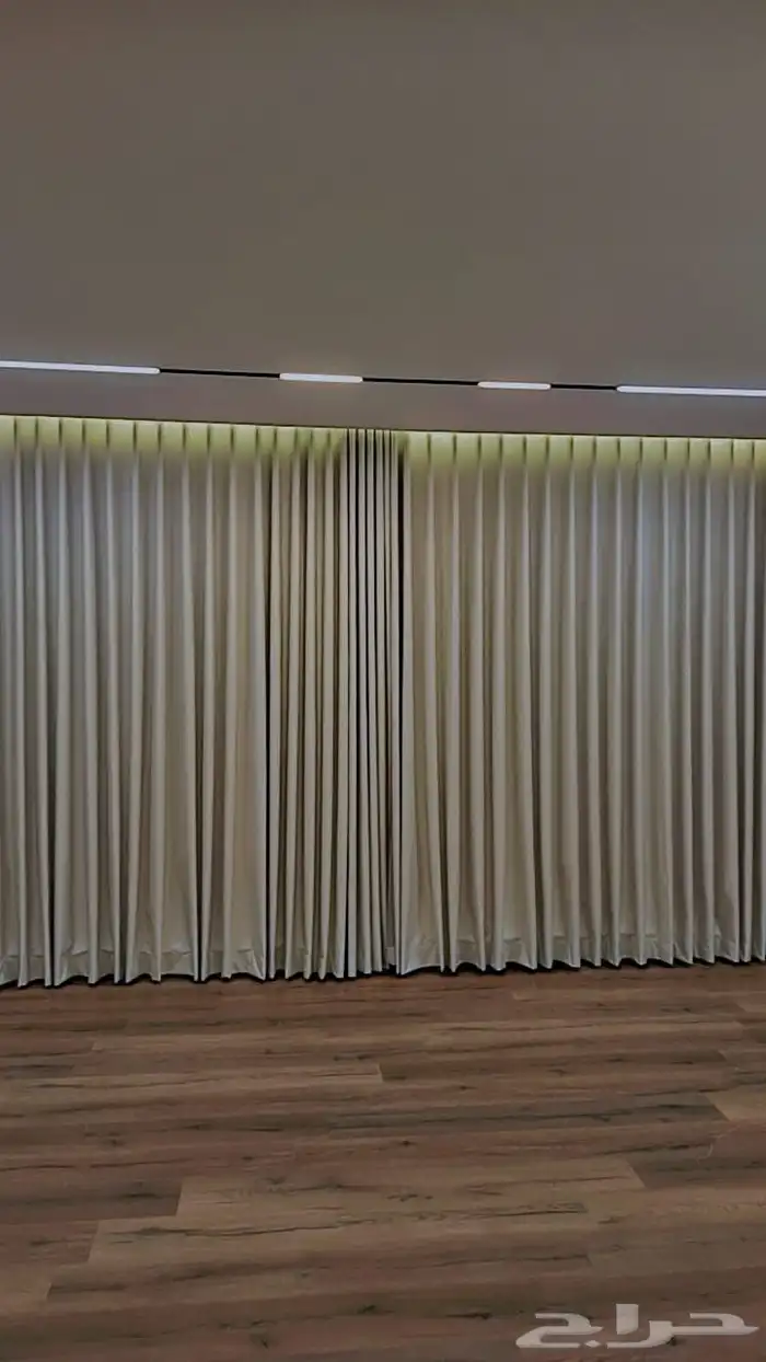 ستائر ويفي ستاير ستاره تفصيل ستائر ويفي بلاك اوت لينن مخمل 0