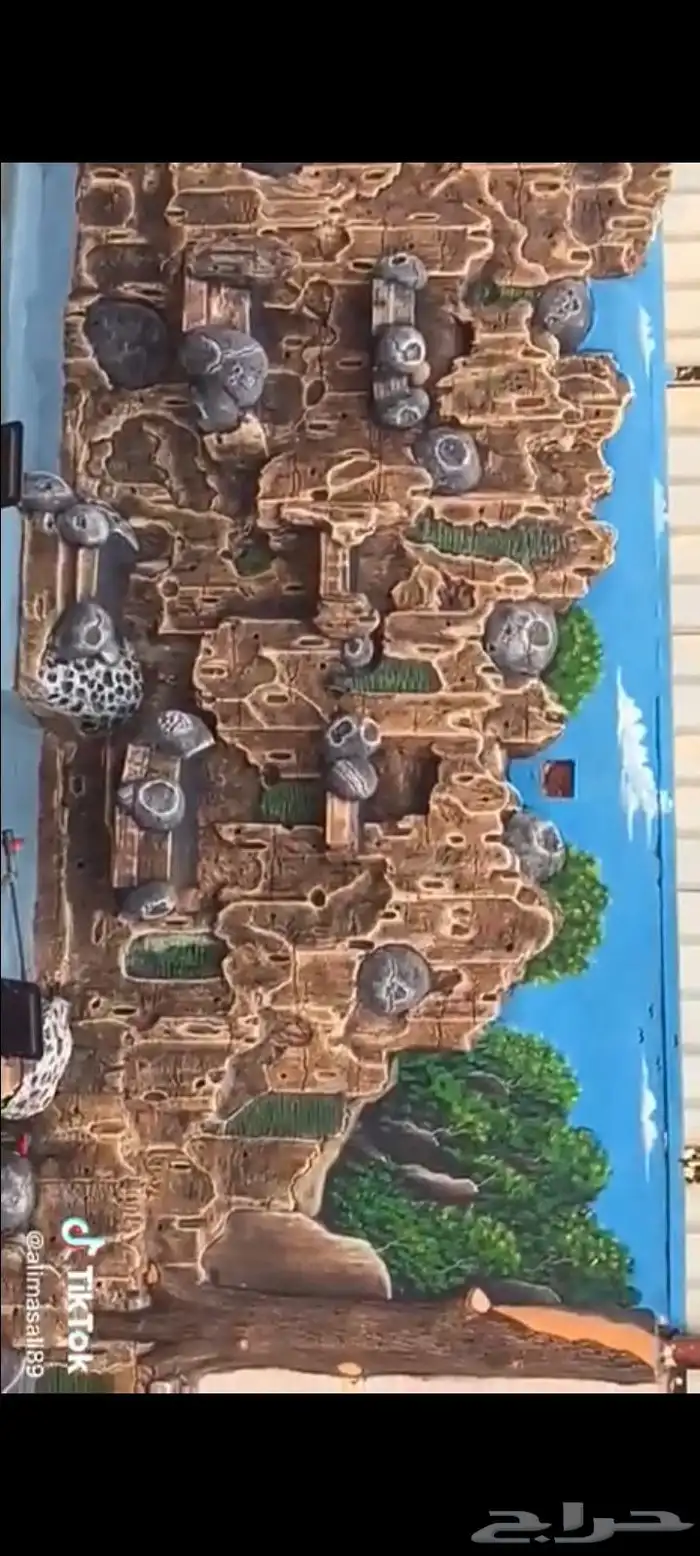 شلالات نوافير رسم احواض 5