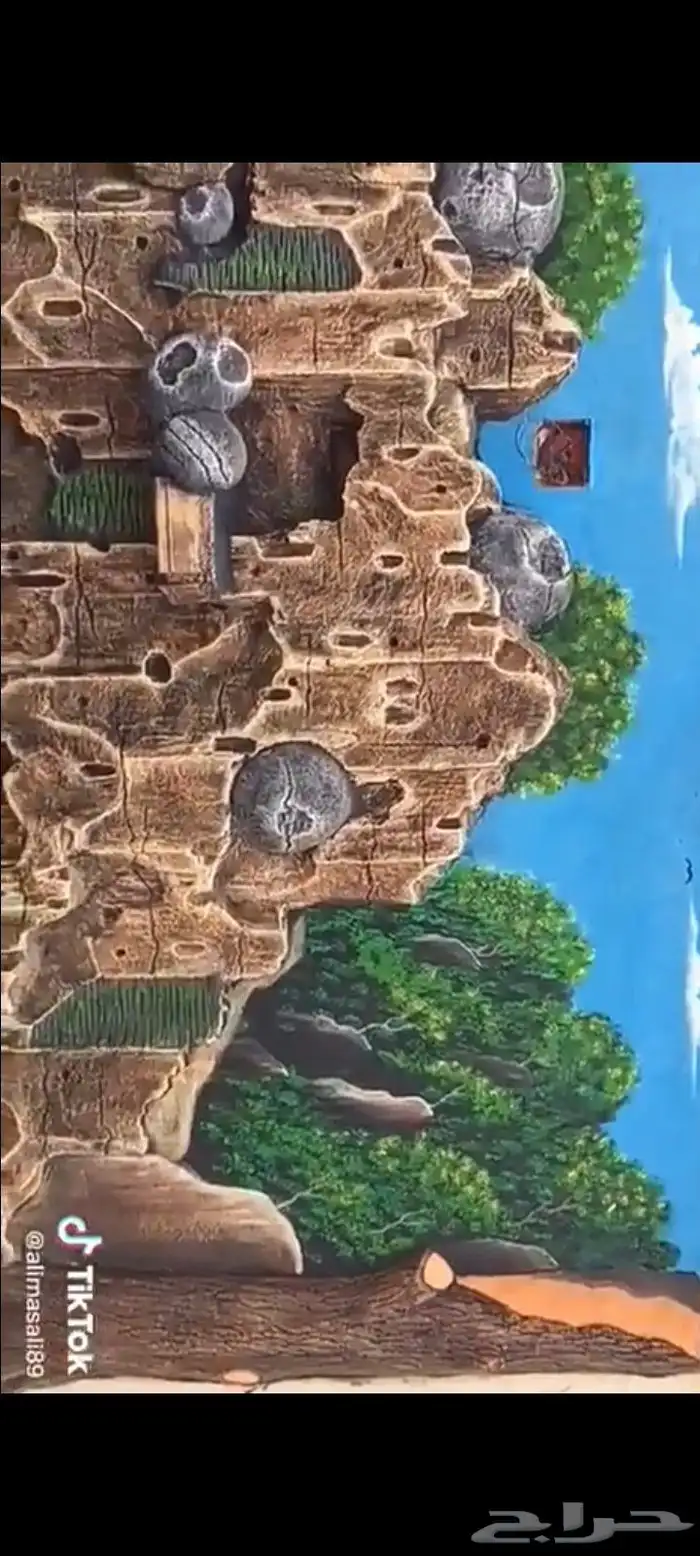 شلالات نوافير رسم احواض 7