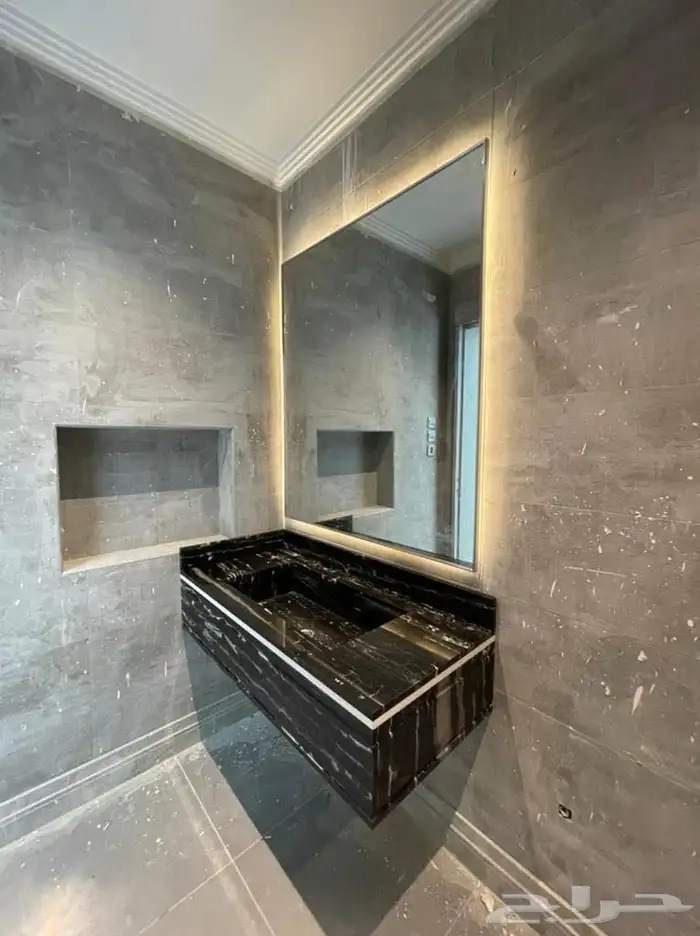 تفصيل وتركيب مغاسل رخام ومرايات 11