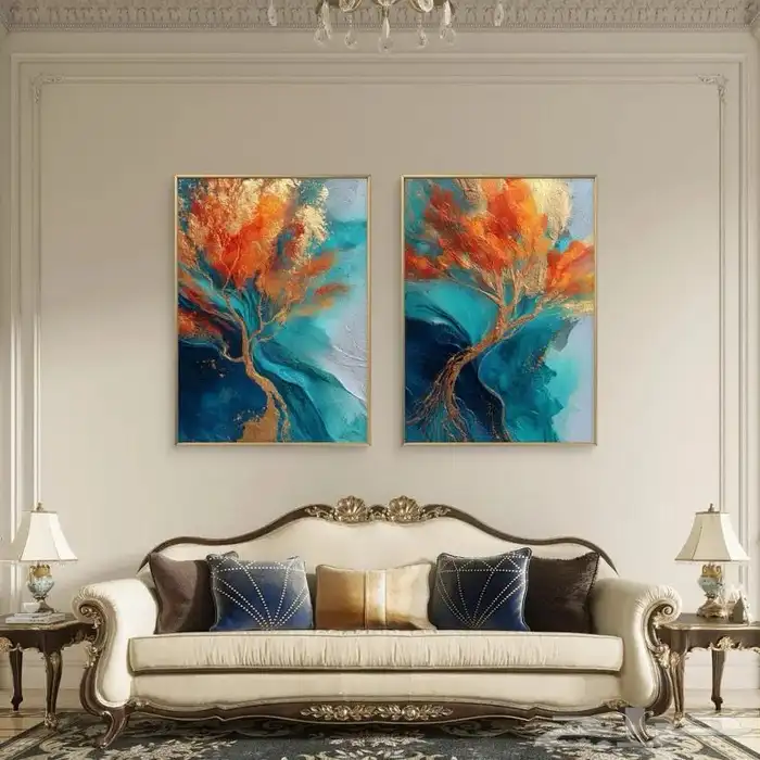 لوحات جدارية لوحات كانفس 17