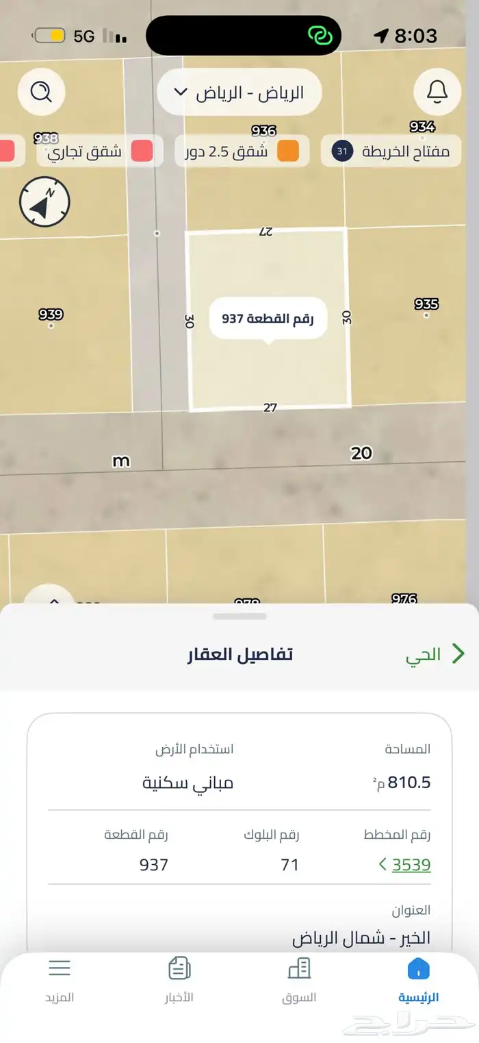 للبيع ارض سكنيه 400 متر 0