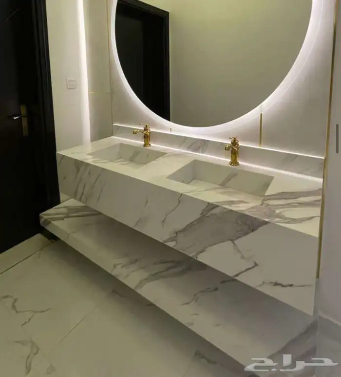 تفصيل وتركيب مغاسل رخام ومرايات 19