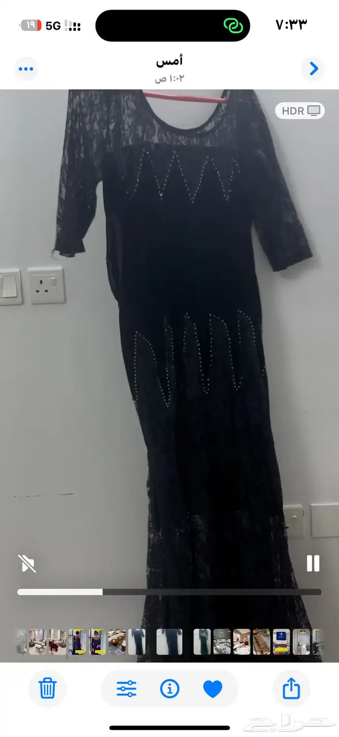 فساتين سهر الون خضر والون اسود 3