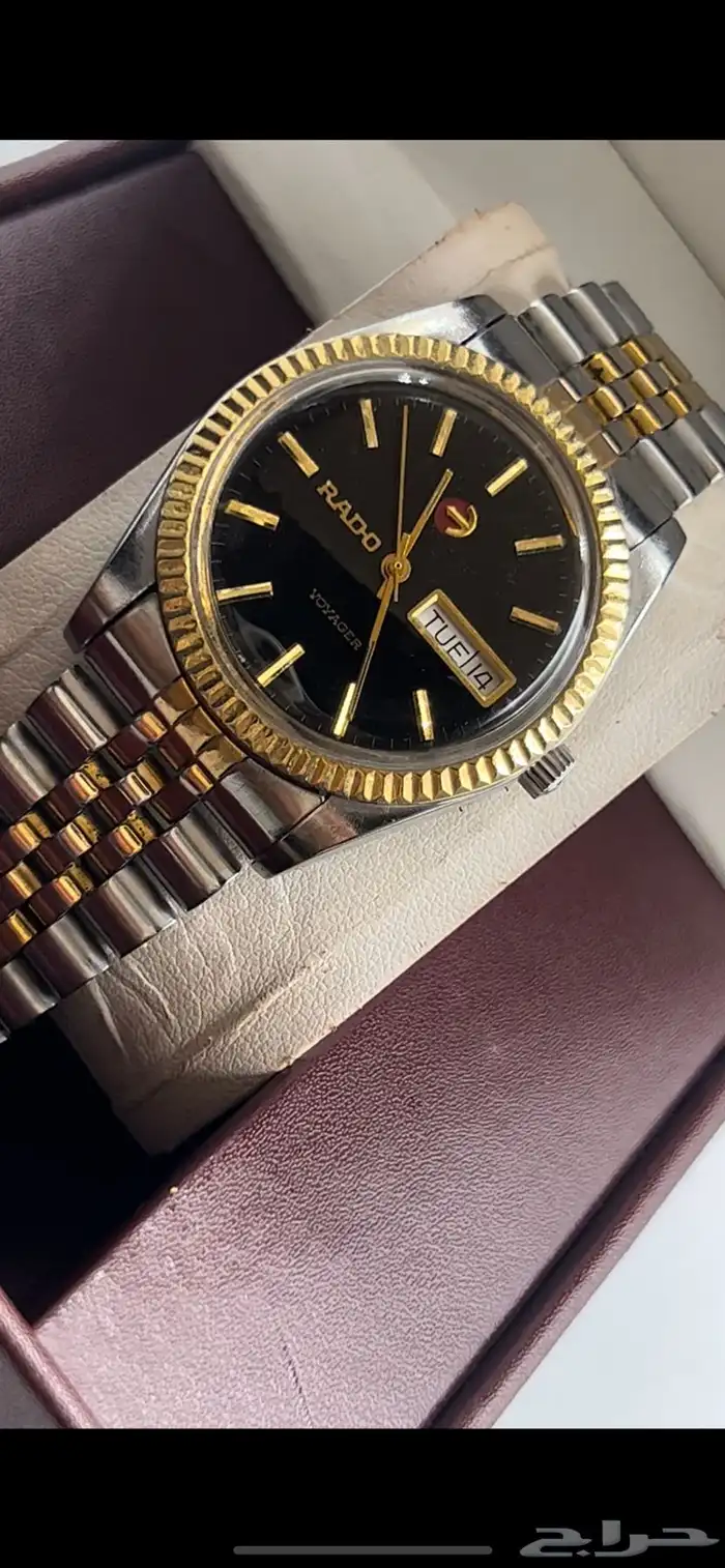 ساعة رادو RADO نادرة نفس موديل الرولكس سويسرية اصلية 0