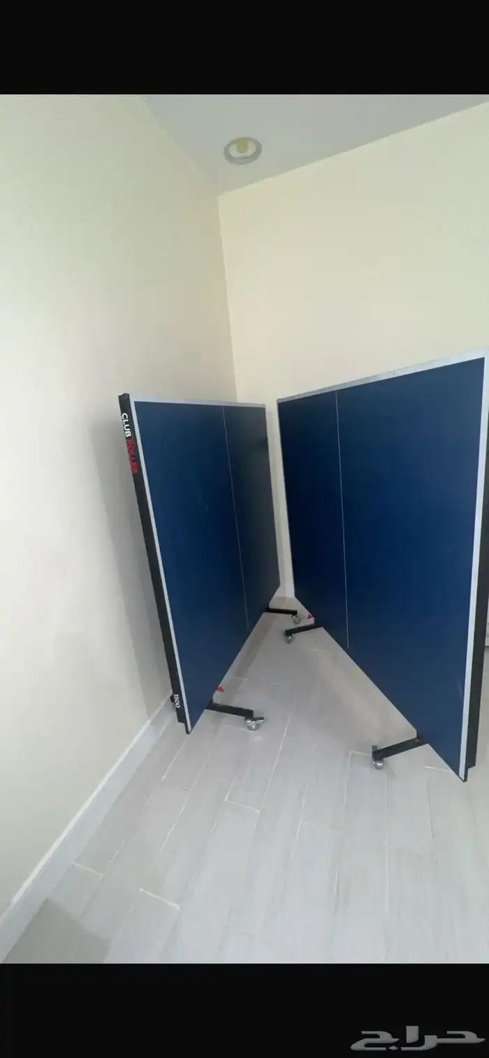 طاولة تنس فايبر جديدة استخدام خفيف جدا 1