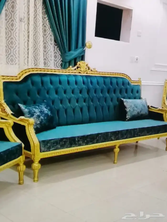 تفصيل كنب كلاسيكي مصري دمياطي زان أحمر 6