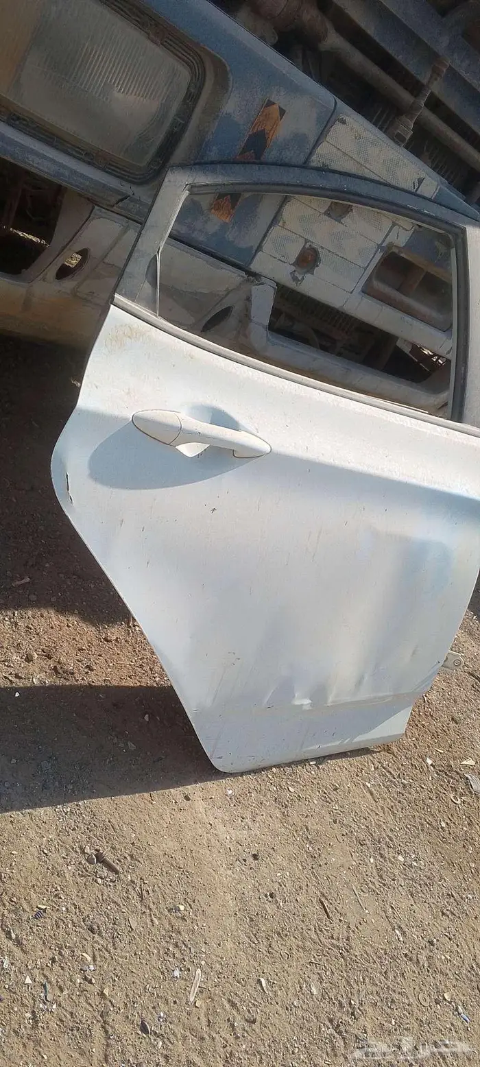 البيع ابواب اكسنت 2014 ابيض بلد 5