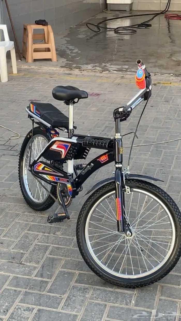 سيكل رامبو مقاس عشرين مافيه ولا شي معدل ستيكرات ومسكات نجوم 6