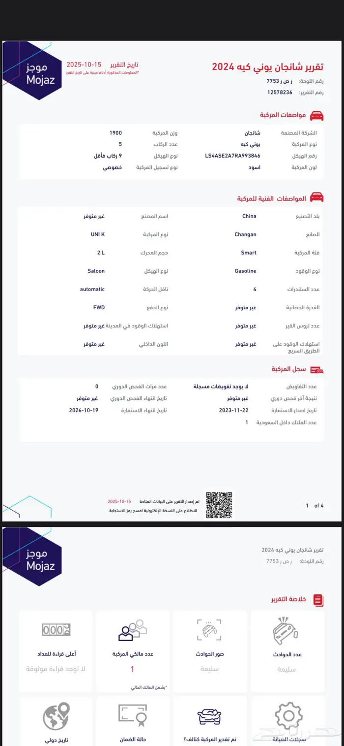 شانجان 2024 يوني كيه 2