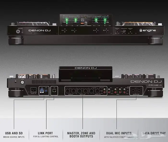 للبيع جهاز دينون دي جي Denon DJ Prime 4 2