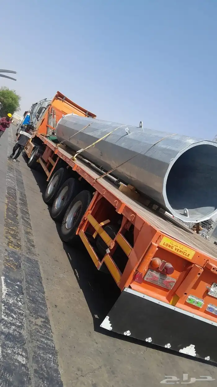 مشوار تريلة سطحه جوانب ال سعوديه نقليات 1