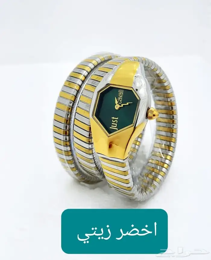 ساعه نسائي جست كفالي بطاريه 10