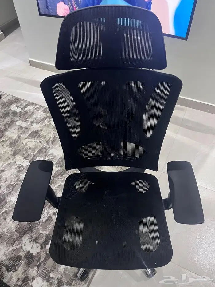 كرسي مكتب دوار شبك 7