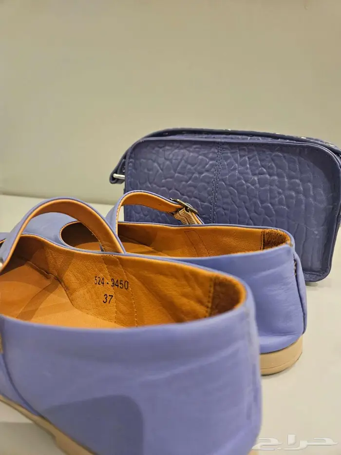 شنطه وحذاء جلد طبيعي 1