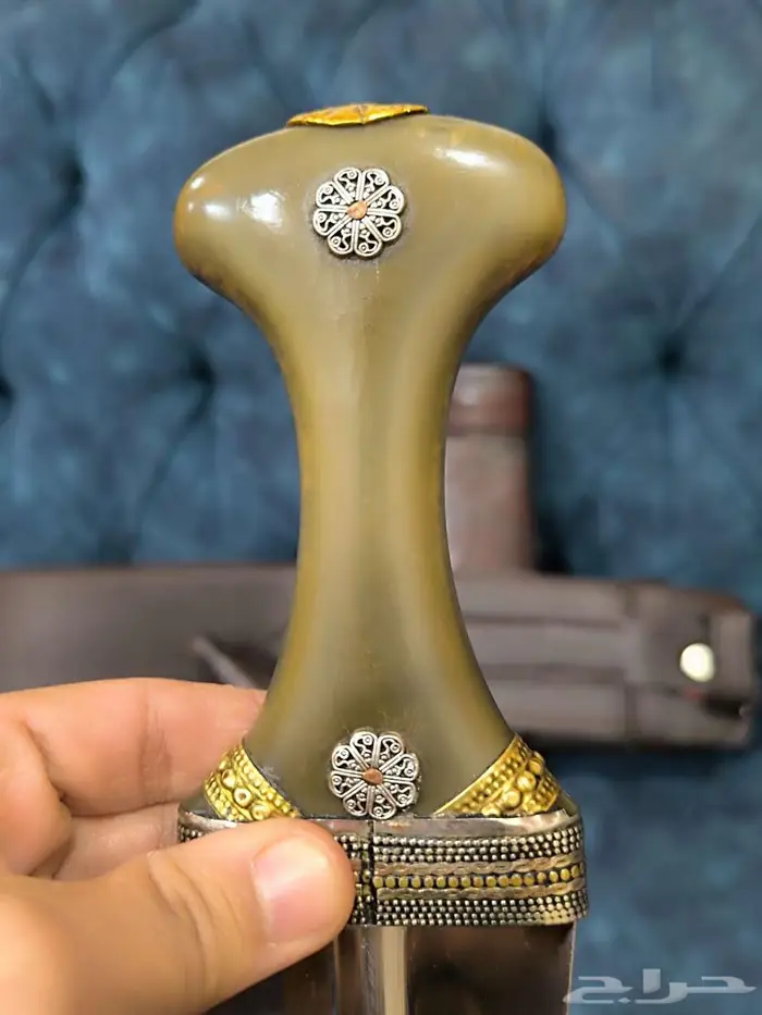 جنبيه قرن طبيعي مصوعي روعه 3