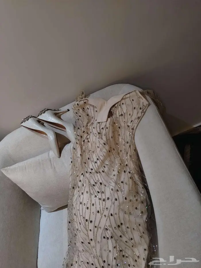 فستان كريستال بديل سوار فسكيm L فيه شحن لاي مكان 0
