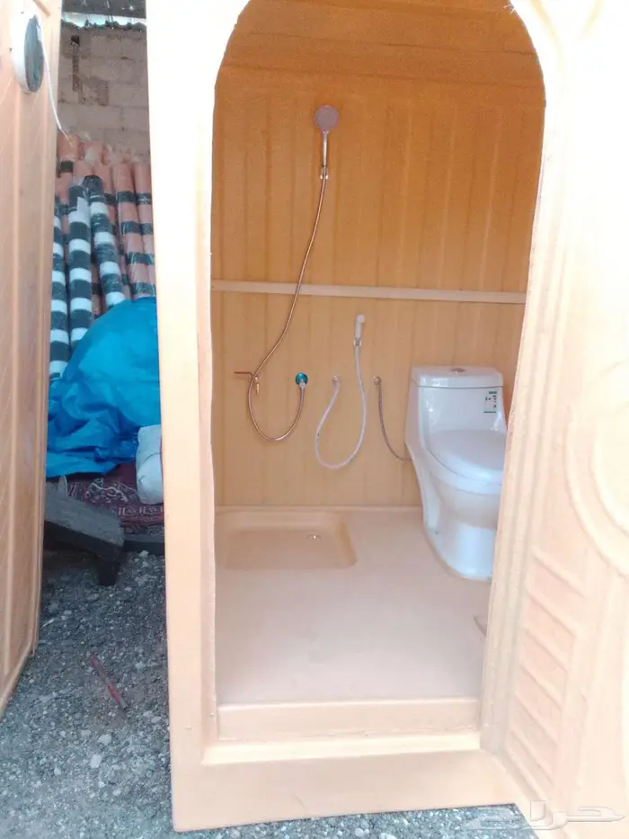 دورات مياه كبيرة حمامات فيبر متنقلة 6