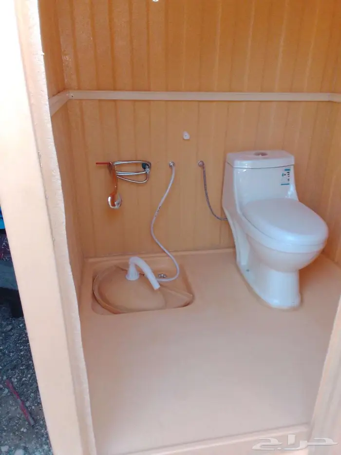 دورات مياه كبيرة حمامات فيبر متنقلة 7