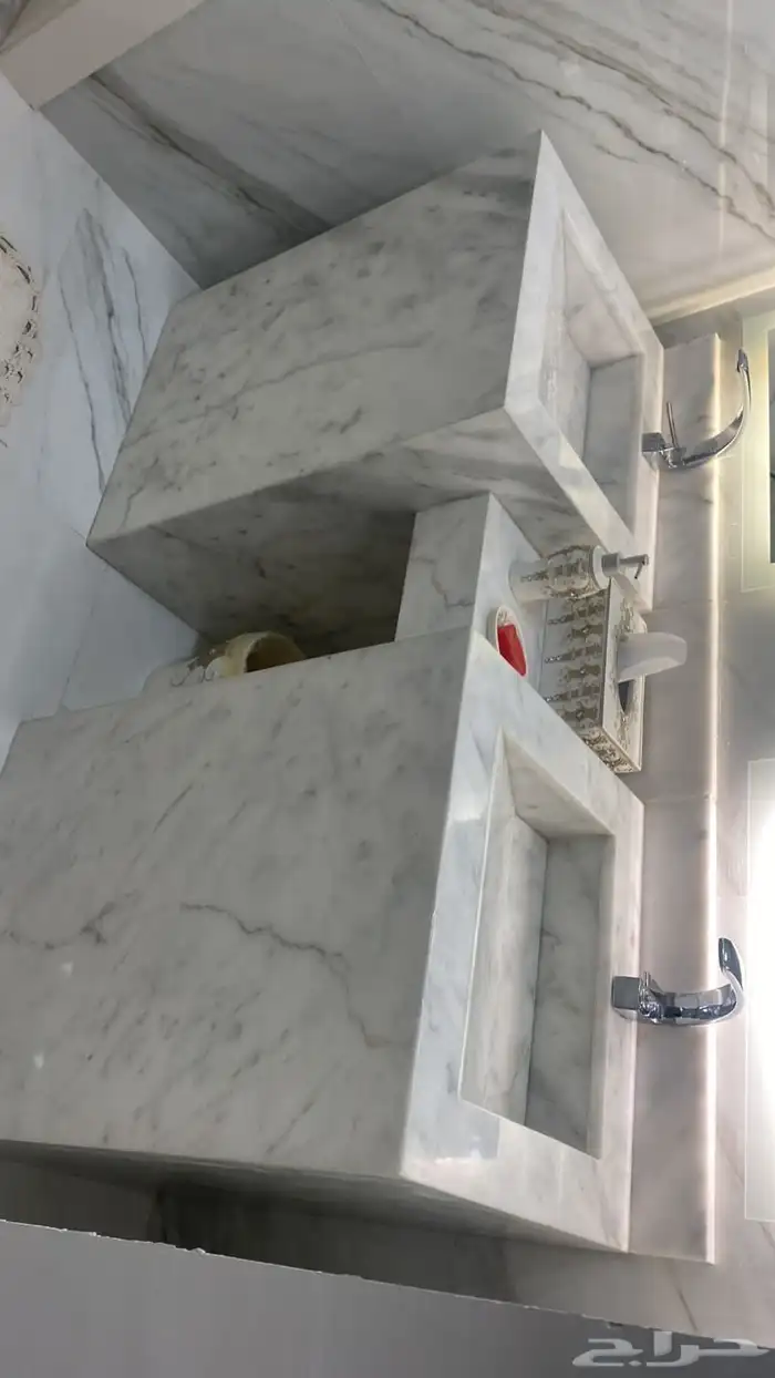 تفصيل وتركيب مغاسل رخام ومرايات 9