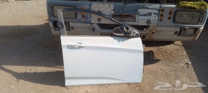 البيع ابواب اكسنت 2014 ابيض بلد 0