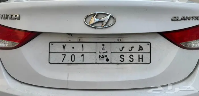 لوحة مميزة ترمز لقبيلة بني عمرو ( ه س س 701 ) 0
