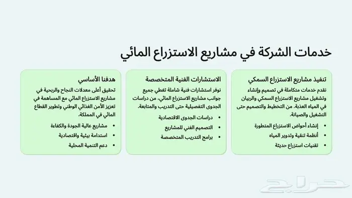 انشاء مشاريع الاستزراع السمكي 1