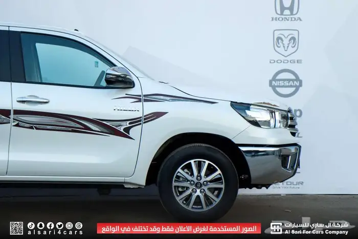 تويوتا هايلوكس GLX2 2025 اقساط بنوك وشركات 9
