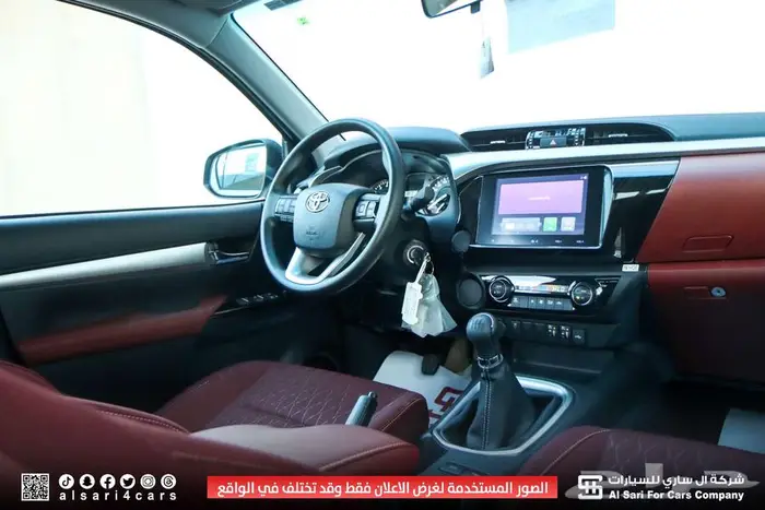تويوتا هايلوكس GLX2 2025 اقساط بنوك وشركات 18
