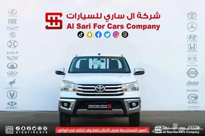 تويوتا هايلوكس GLX2 2025 اقساط بنوك وشركات 0