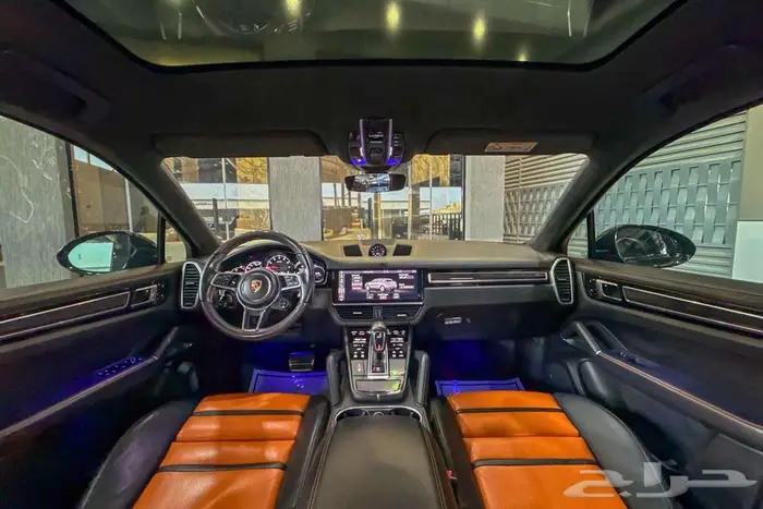 بورش كايين GTS V8 2021 اسود خليجي 6
