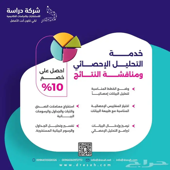 خدمة التحليل الإحصائي ومناقشة النتائج باحترافية عالية 0