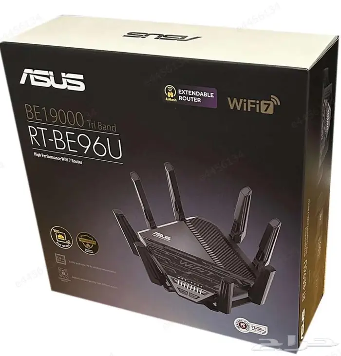 للبيع راوتر اسوس Asus be-96 19000 الداعم لتقنية wifi7 0